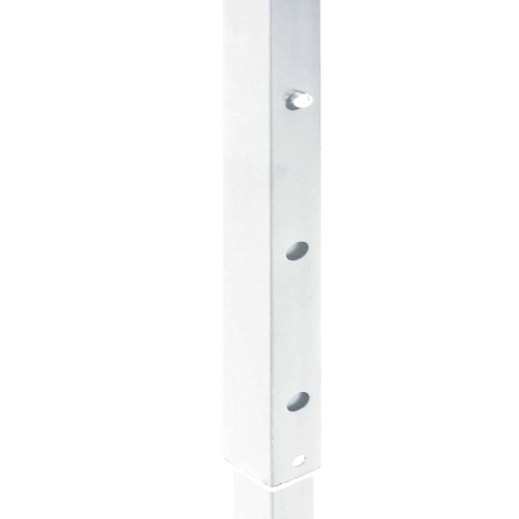 vidaXL Τέντα Εκδηλώσεων Πτυσσόμενη με Πλαϊνά Τοιχώματα Λευκή 2 x 2 μ.