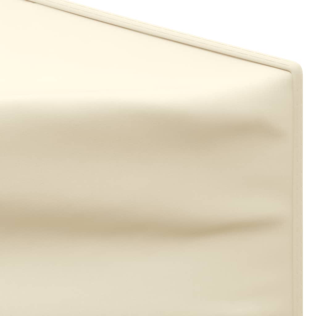 vidaXL Τέντα Εκδηλώσεων Πτυσσόμενη με Πλαϊνά Τοιχώματα Κρεμ 3 x 3 μ.