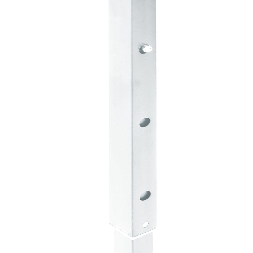 vidaXL Τέντα Εκδηλώσεων Πτυσσόμενη με Πλαϊνά Τοιχώματα Λευκή 3 x 3 μ.