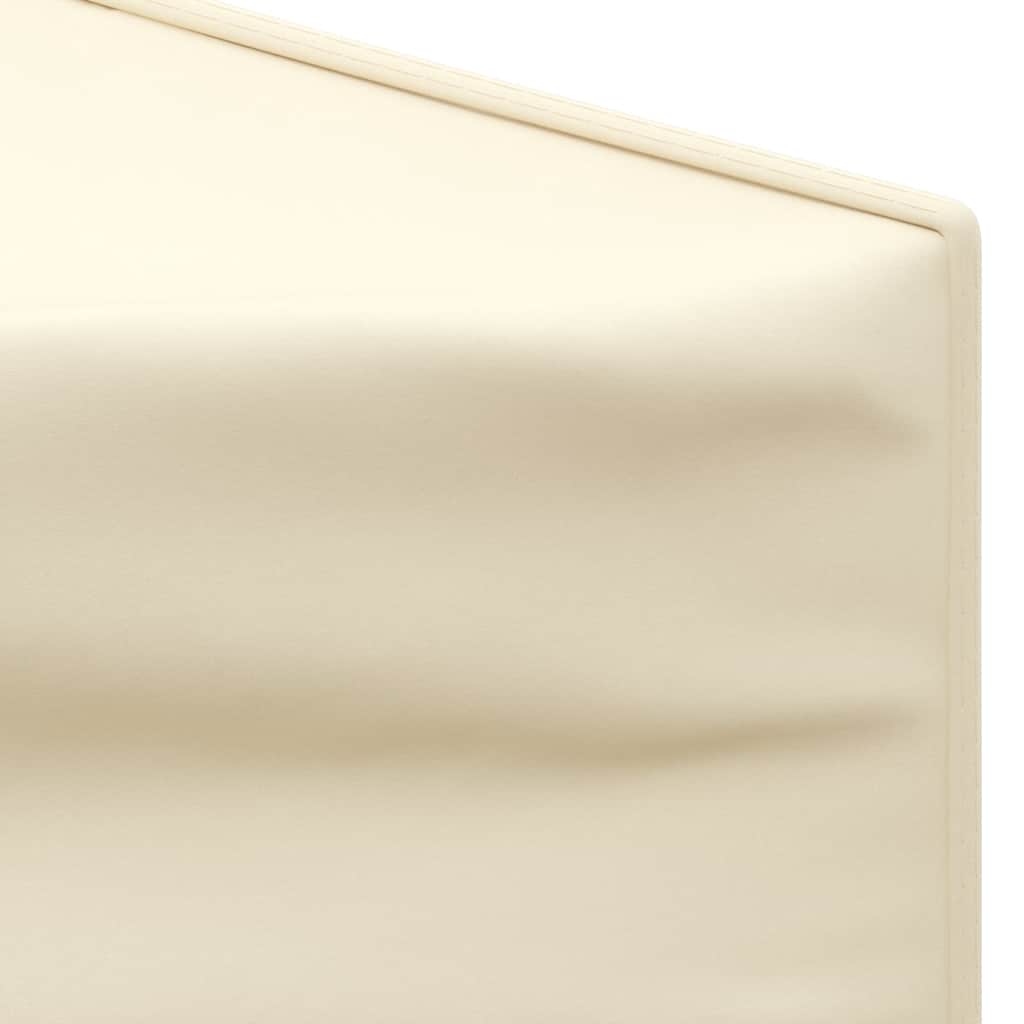 vidaXL Πτυσσόμενη Τέντα Εκδηλώσεων με Πλαϊνά Τοιχώματα Κρεμ 3x6 μ.