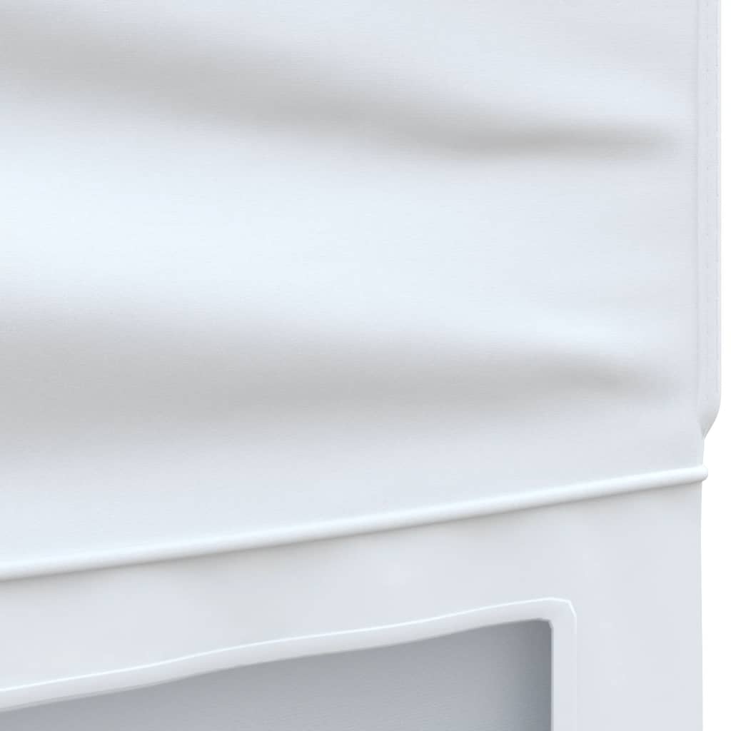 vidaXL Τέντα Εκδηλώσεων Πτυσσόμενη με Πλαϊνά Τοιχώματα Λευκή 3 x 6 μ.