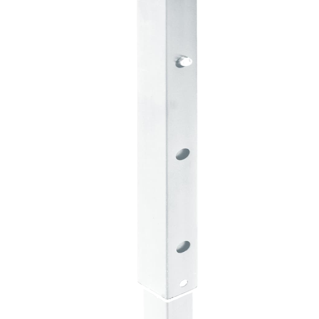 vidaXL Τέντα Εκδηλώσεων Πτυσσόμενη με Πλαϊνά Τοιχώματα Λευκή 3 x 6 μ.