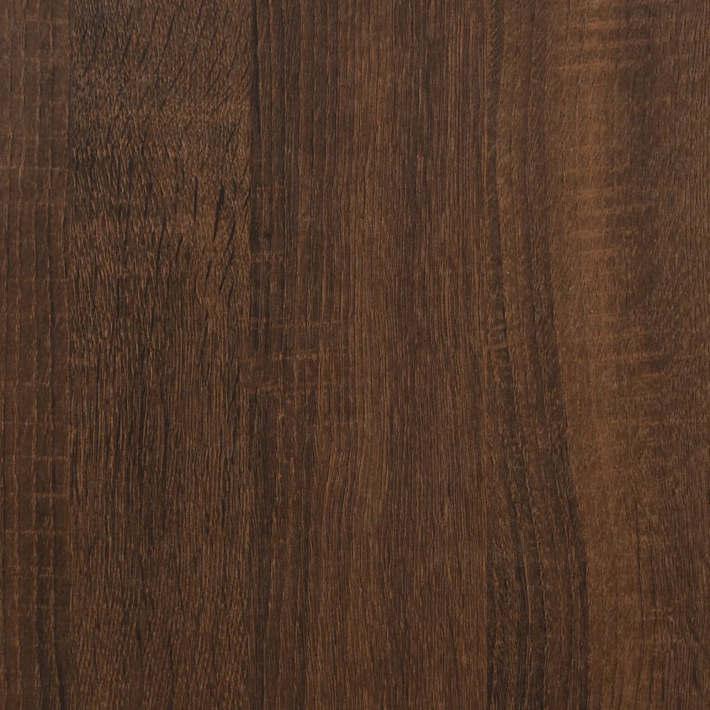 vidaXL Παπουτσοθήκη Καφέ Δρυς 80x35,5x180 εκ. από Επεξεργασμένο Ξύλο