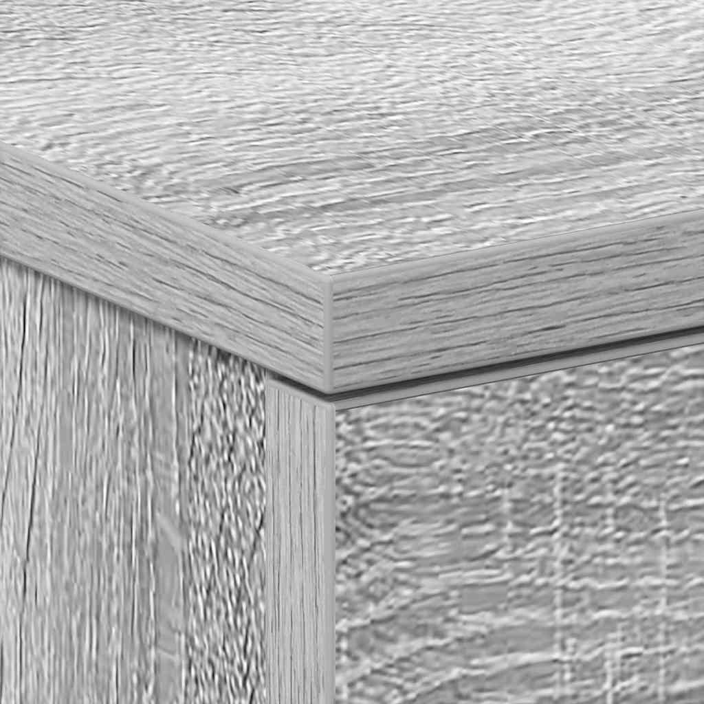 vidaXL Κομοδίνα 2 Τεμ. Γκρι Sonoma 38x35x56 εκ. από Επεξεργασμένο Ξύλο