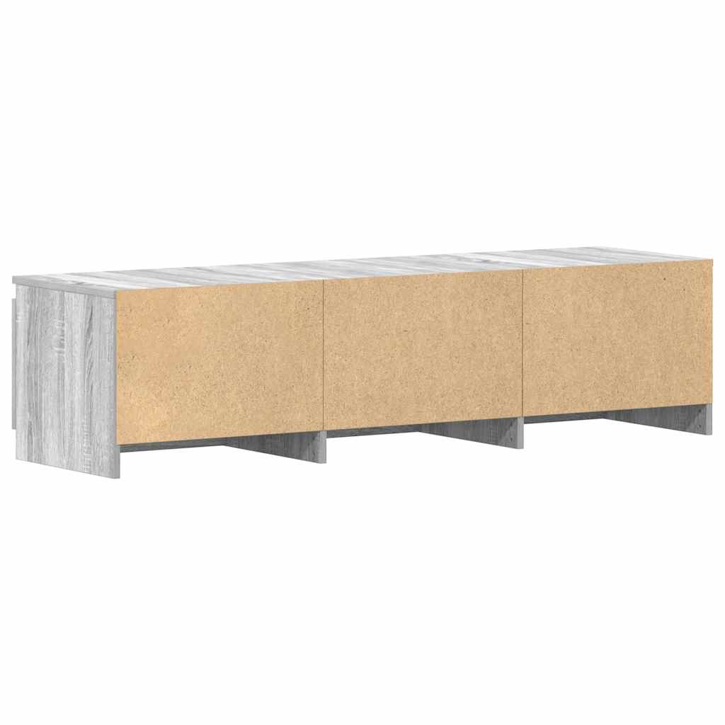 vidaXL Έπιπλο Τηλεόρασης Γκρι Sonoma 140x40x35,5 εκ. από Επεξεργ. Ξύλο