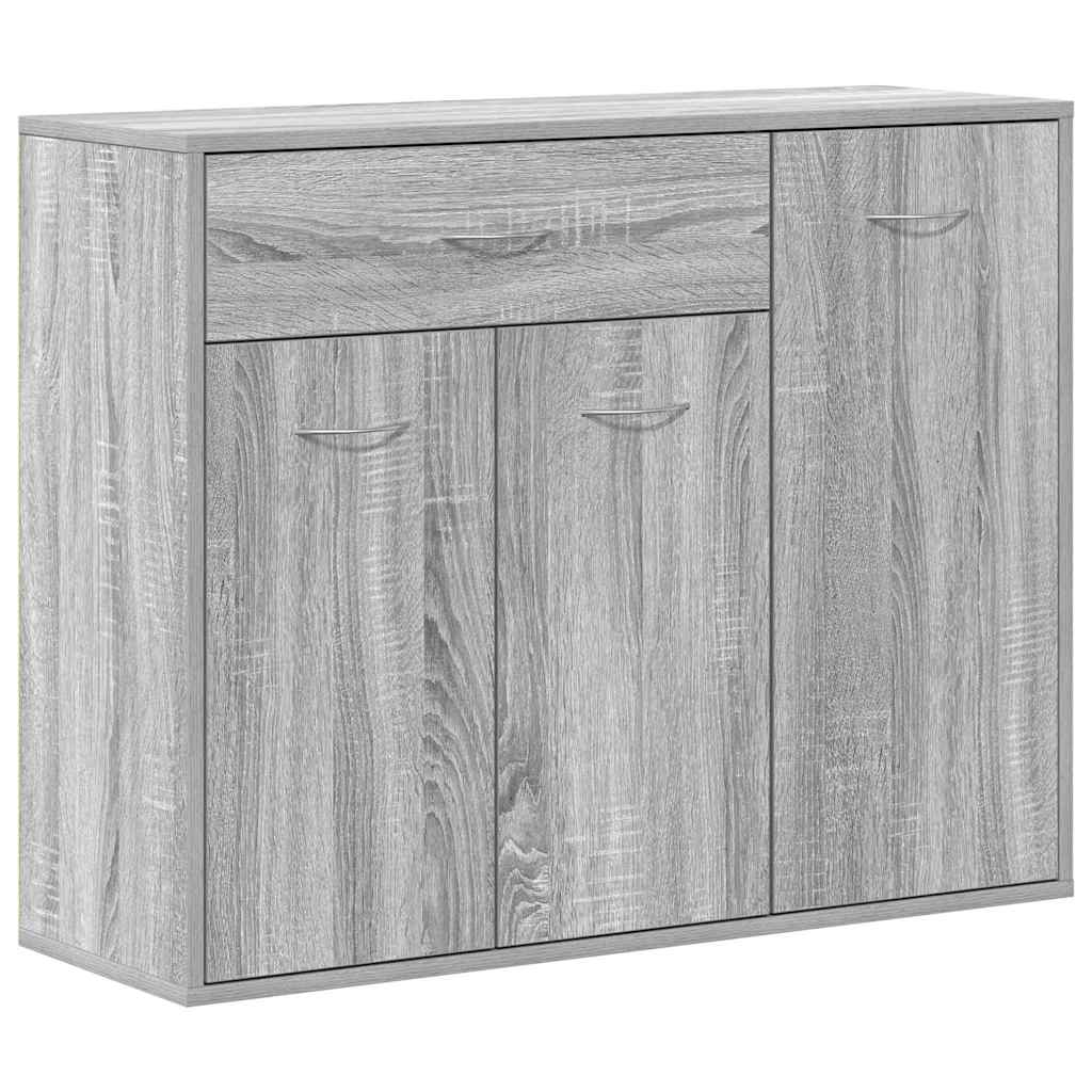 vidaXL Ντουλάπι Γκρι Sonoma 88x30x70 εκ. από Επεξεργασμένο Ξύλο