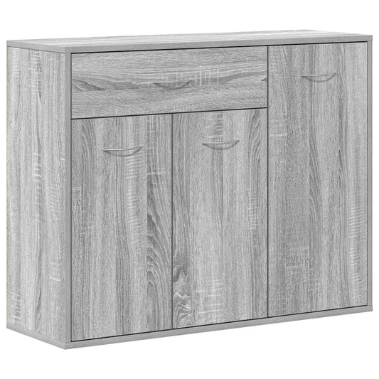 vidaXL Ντουλάπι Γκρι Sonoma 88x30x70 εκ. από Επεξεργασμένο Ξύλο
