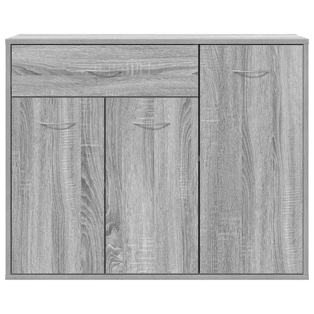 vidaXL Ντουλάπι Γκρι Sonoma 88x30x70 εκ. από Επεξεργασμένο Ξύλο