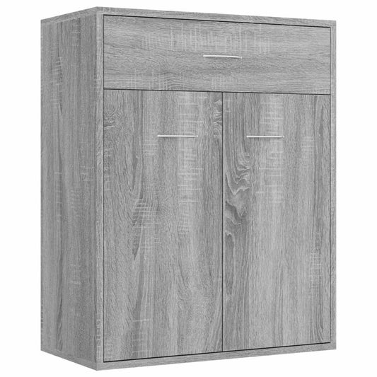 vidaXL Ντουλάπι Γκρι Sonoma 60x30x75 εκ. από Επεξεργασμένο Ξύλο