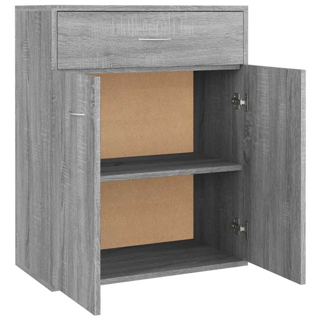 vidaXL Ντουλάπι Γκρι Sonoma 60x30x75 εκ. από Επεξεργασμένο Ξύλο