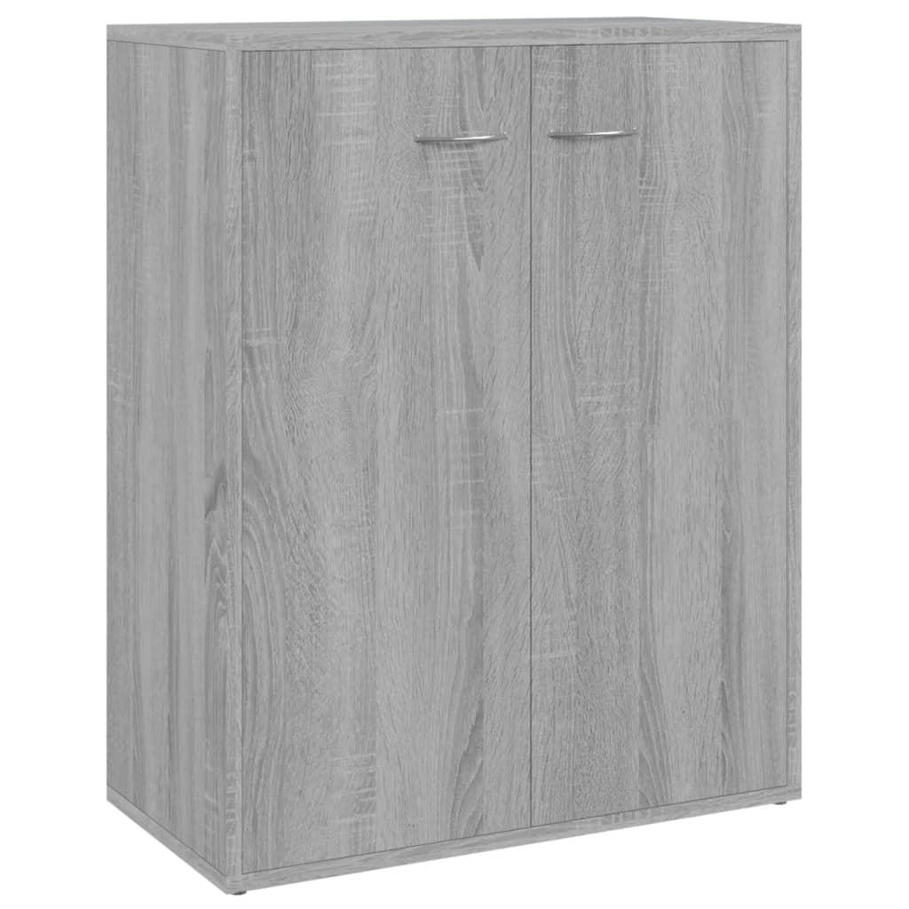 vidaXL Ντουλάπι Γκρι Sonoma 60x30x75 εκ. από Επεξεργασμένο Ξύλο