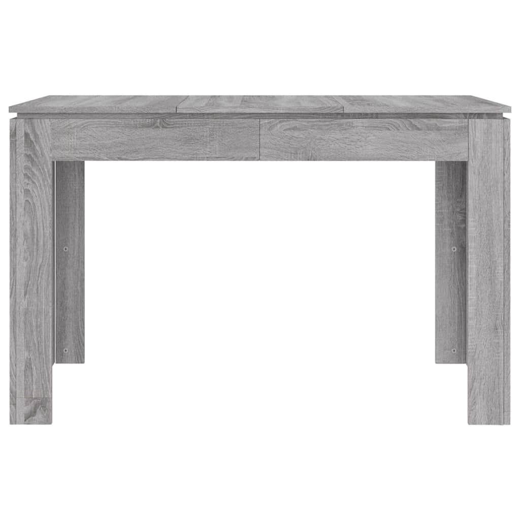 vidaXL Τραπεζαρία Γκρι Sonoma 120 x 60 x 76 εκ. από Επεξεργασμένο Ξύλο