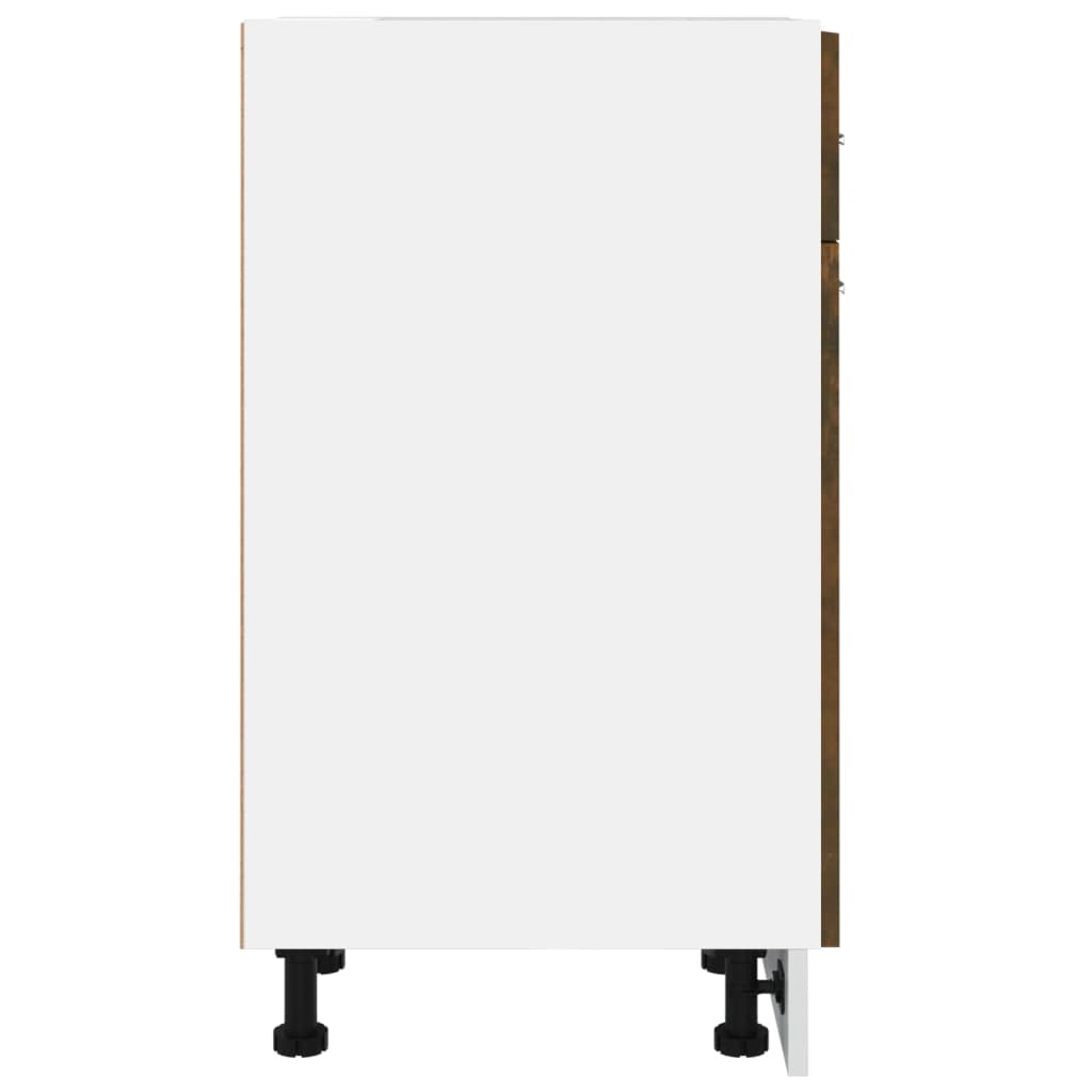 vidaXL Έπιπλο Με Συρτάρι Lyon Lyon Καπνιστή Δρυς 30x46x81,5εκ.