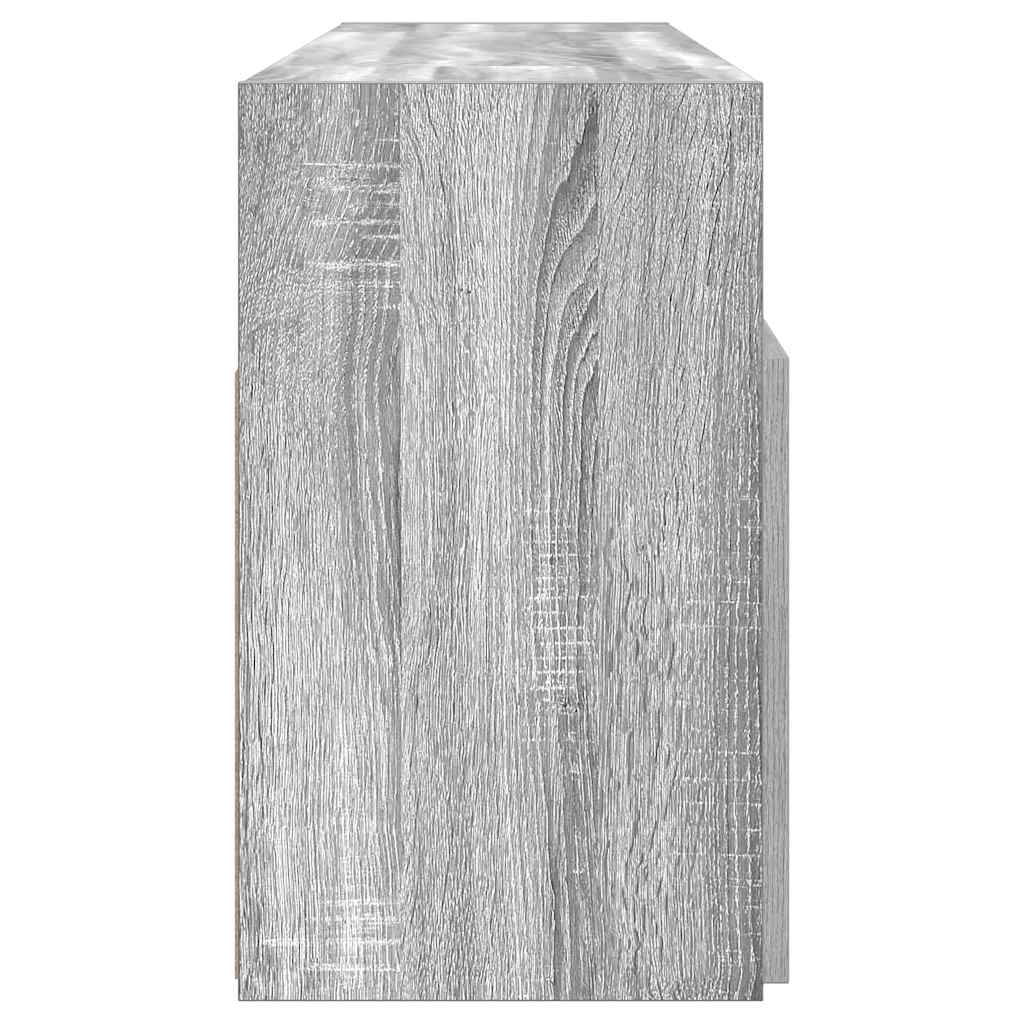 vidaXL Έπιπλο Τηλεόρασης με LED Γκρι Sonoma 120 x 30 x 50 εκ.