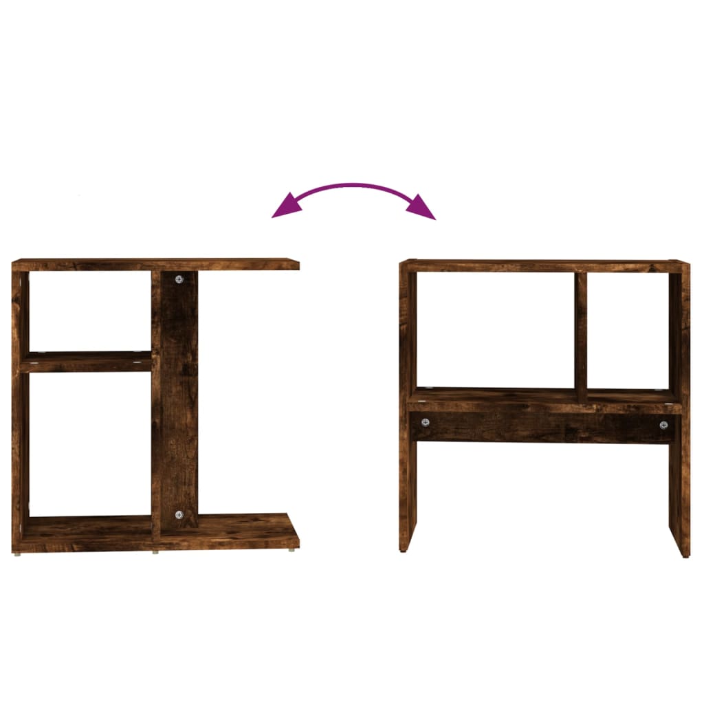 vidaXL Βοηθητικό Τραπέζι Καπνιστή Δρυς 50x30x50 εκ. Επεξεργασμένο Ξύλο