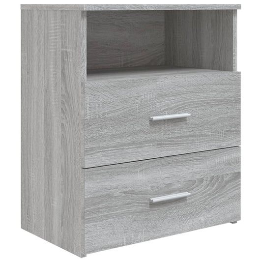 vidaXL Κομοδίνο Γκρι Sonoma 50 x 32 x 60 εκ.