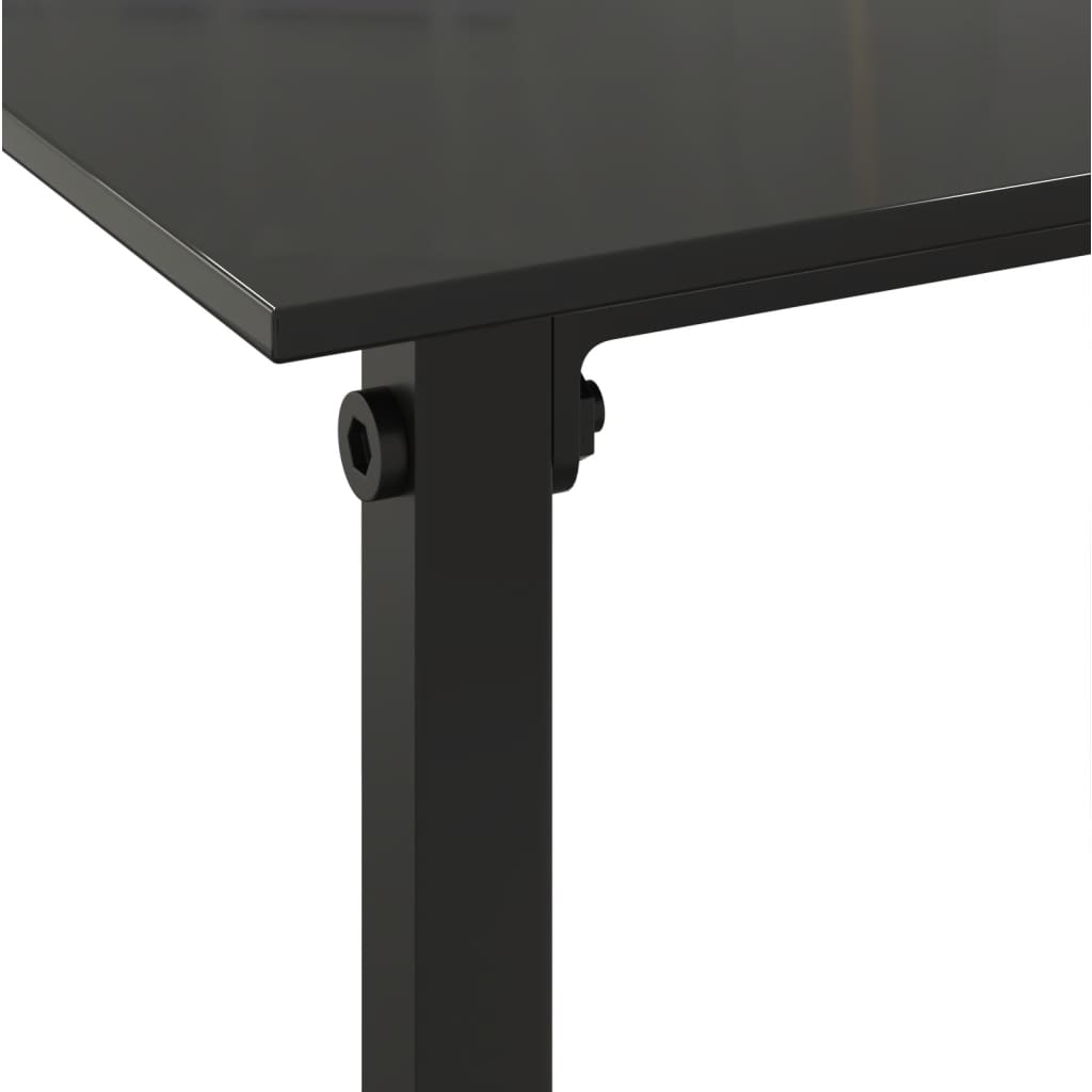 vidaXL Σαλόνι Κήπου Σετ 3 Τεμαχίων Μαύρο Συνθετικό Ρατάν με Μαξιλάρια