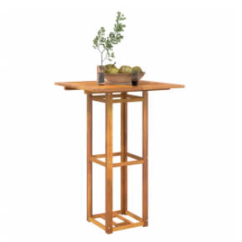 vidaXL Τραπέζι Bistro 75 x 75 x 110 εκ. από Μασίφ Ξύλο Ακακίας