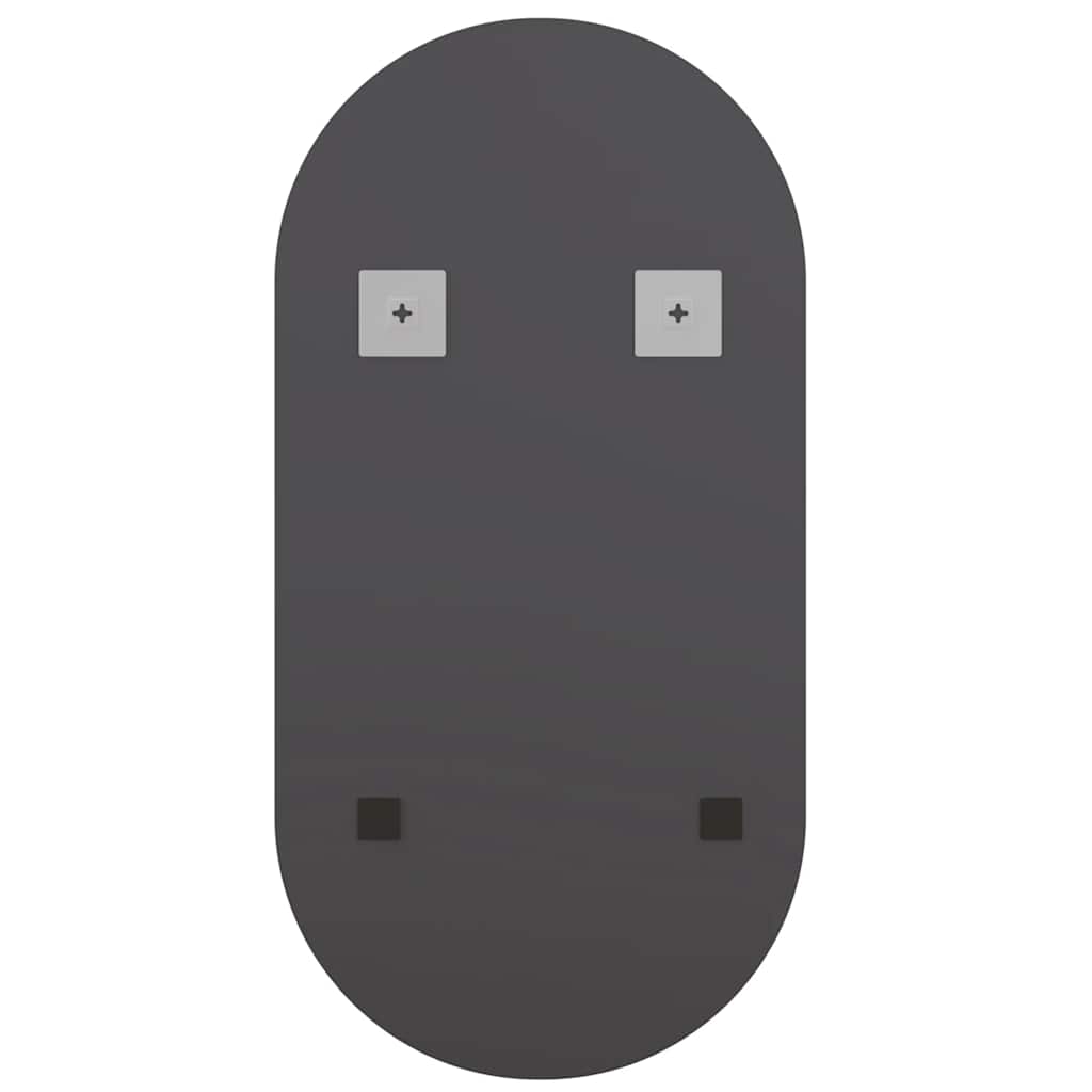 vidaXL Καθρέφτης με Φώτα LED 80x40 εκ. Γυαλί Οβάλ