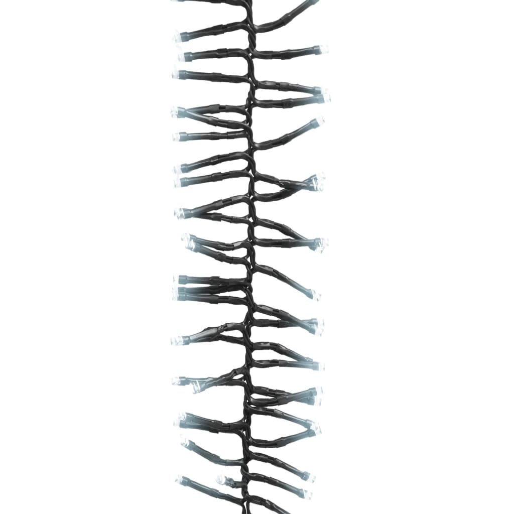 vidaXL Φωτάκια Cluster με 400 LED Ψυχρό Λευκό 7,4 μ. από PVC