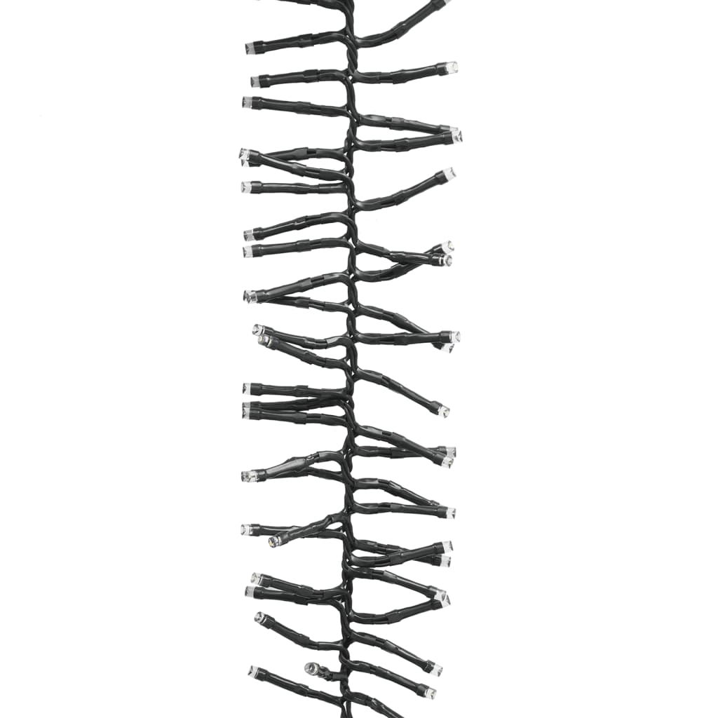 vidaXL Φωτάκια Cluster με 2000 LED Ψυχρό Λευκό 17 μ. από PVC