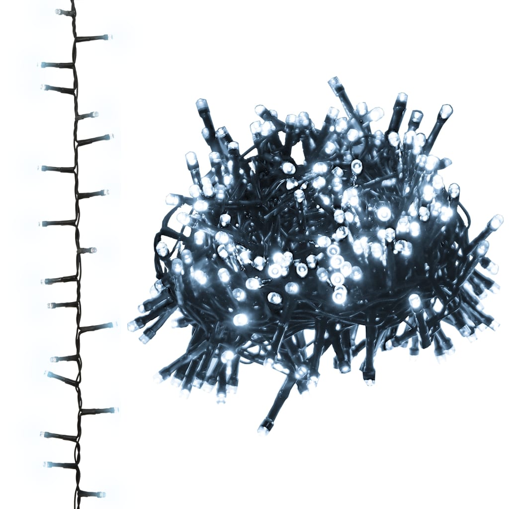 vidaXL Φωτάκια Compact με 1000 LED Ψυχρό Λευκό 25 μ. από PVC