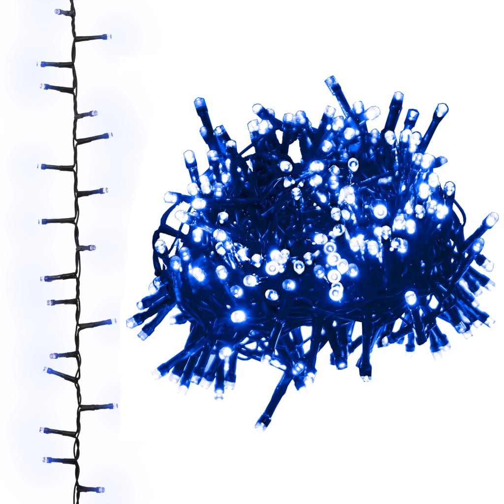 vidaXL Φωτάκια Compact με 3000 LED Μπλε 65 μ. από PVC
