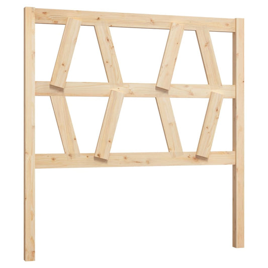 vidaXL Κεφαλάρι Κρεβατιού 96 x 4 x 100 εκ. από Μασίφ Ξύλο Πεύκου