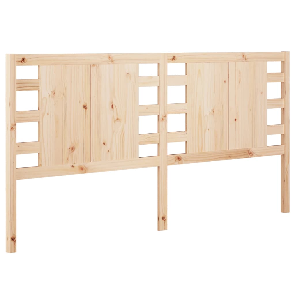 vidaXL Κεφαλάρι Κρεβατιού 141 x 4 x 100 εκ. από Μασίφ Ξύλο Πεύκου