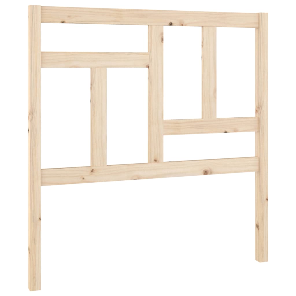 vidaXL Κεφαλάρι Κρεβατιού 95,5 x 4 x 100 εκ. από Μασίφ Ξύλο Πεύκου