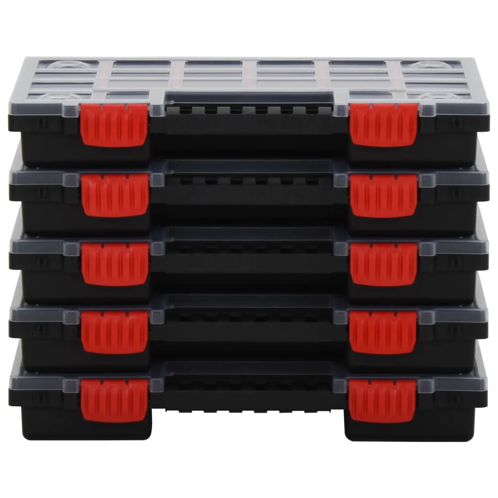 vidaXL Κουτιά Ταξινόμησης 5 τεμ. 34,5 x 25 x 5 εκ. από Πολυπροπυλένιο