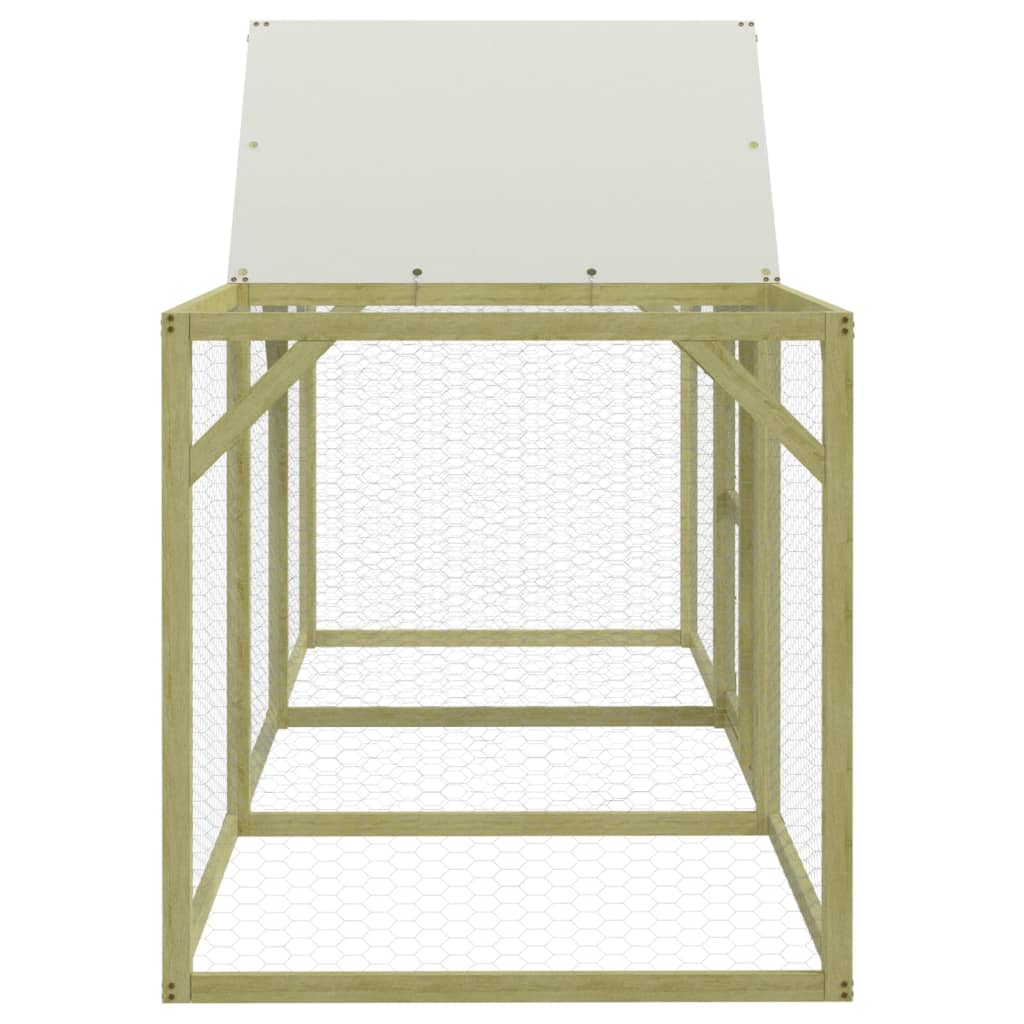 vidaXL Κοτέτσι 300x100x150 εκ. από Μασίφ Εμποτισμένο Ξύλο Πεύκου