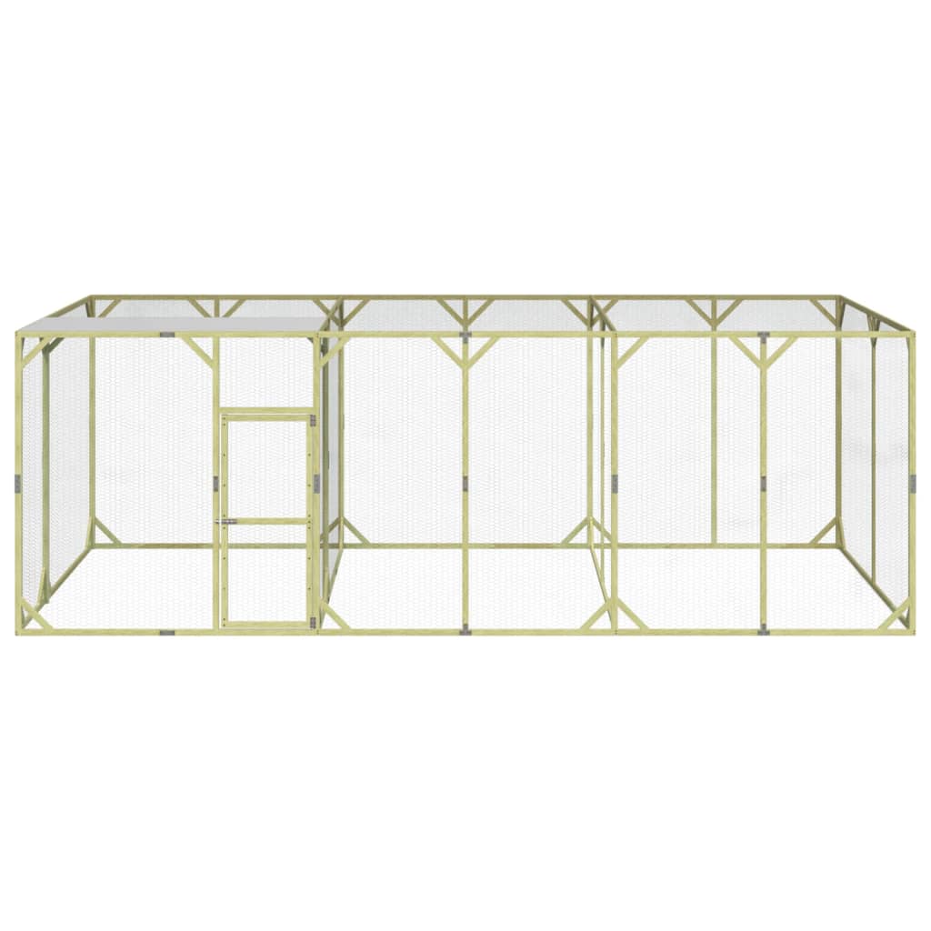 vidaXL Κοτέτσι 600x300x200 εκ. από Μασίφ Εμποτισμένο Ξύλο Πεύκου