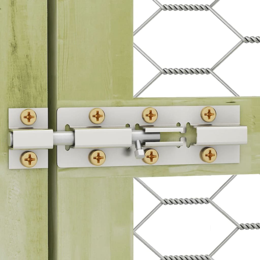 vidaXL Κοτέτσι 268x200x190 εκ. από Μασίφ Εμποτισμένο Ξύλο Πεύκου