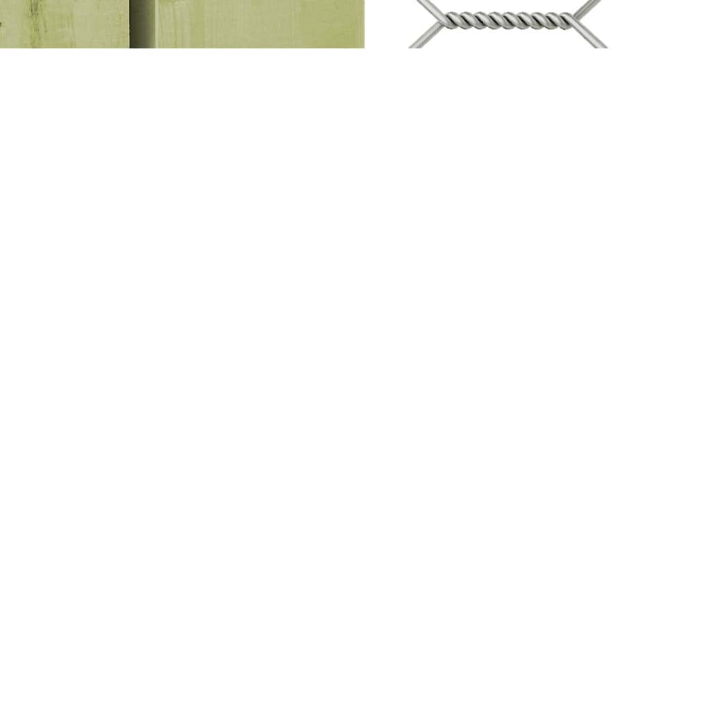 vidaXL Κοτέτσι 268x500x190 εκ. από Μασίφ Εμποτισμένο Ξύλο Πεύκου