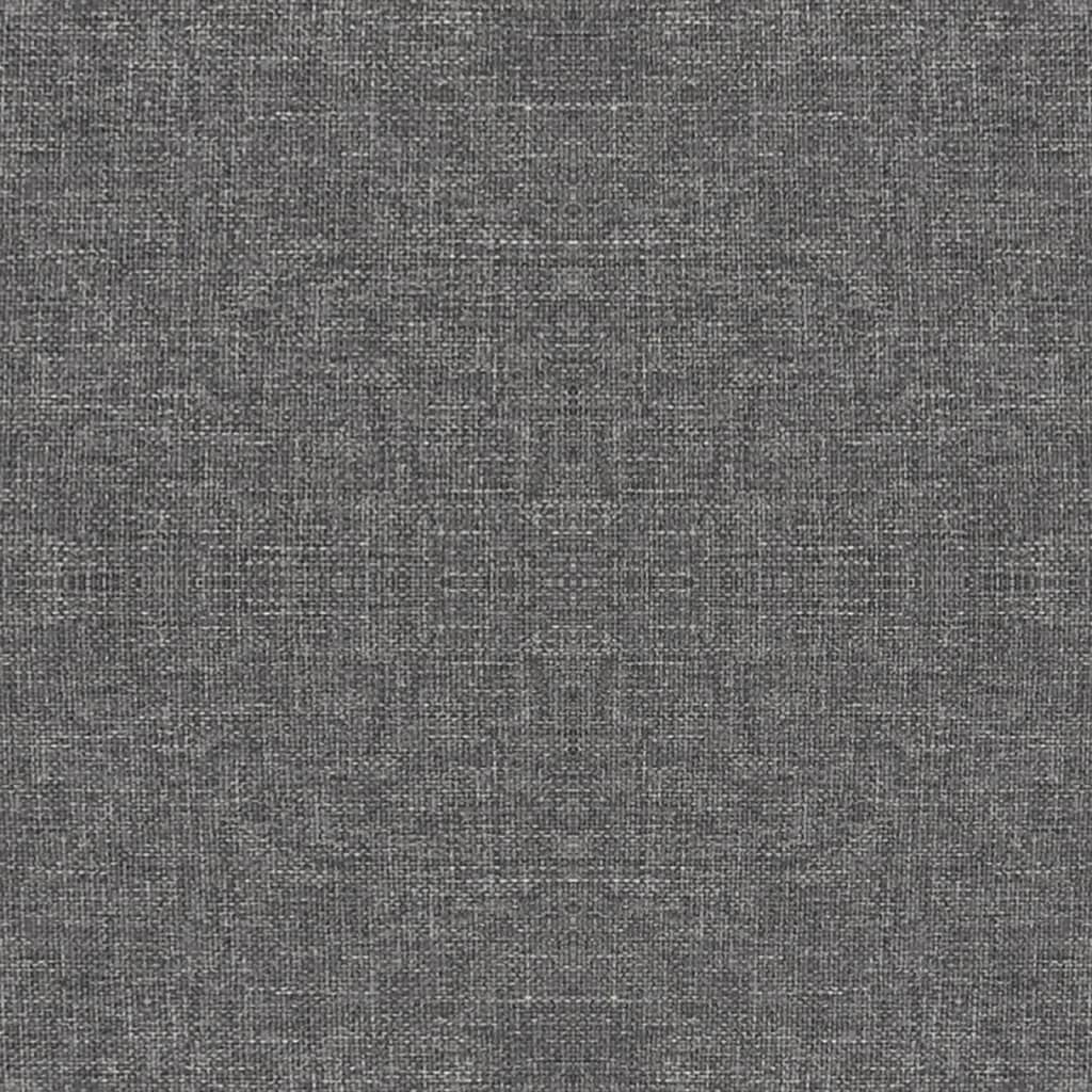 vidaXL Καρέκλες Τραπεζαρίας Περιστρεφόμενες 2 τεμ Αν. Γκρι Υφασμάτινες