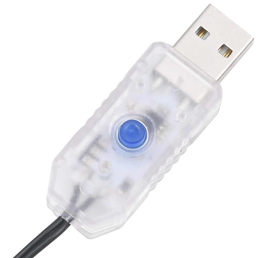 vidaXL Χριστουγεννιάτικο Δέντρο Κώνος 108 LED Θερμό Λευκό 70x180 εκ.