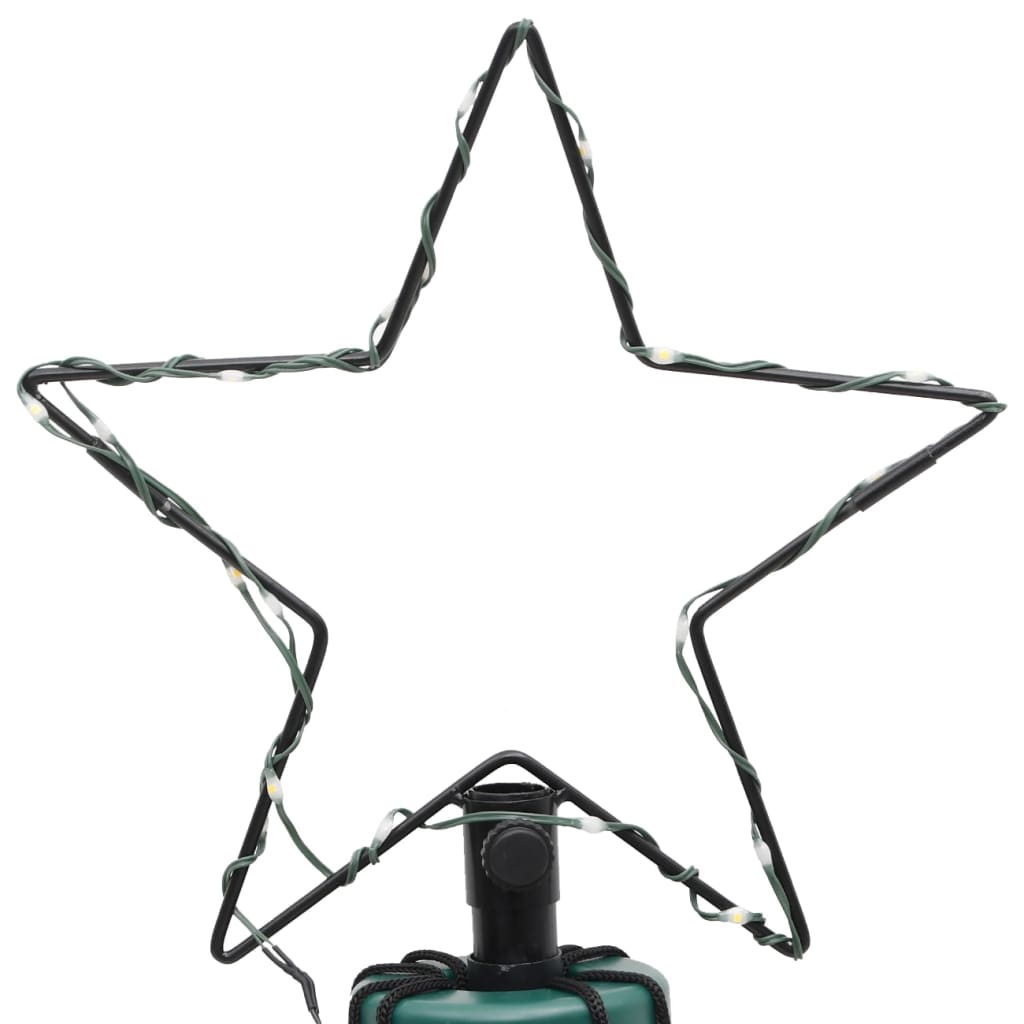 vidaXL Χριστουγεννιάτικο Δέντρο με Ακίδα 310 LED Θερμό Λευκό 300 εκ.