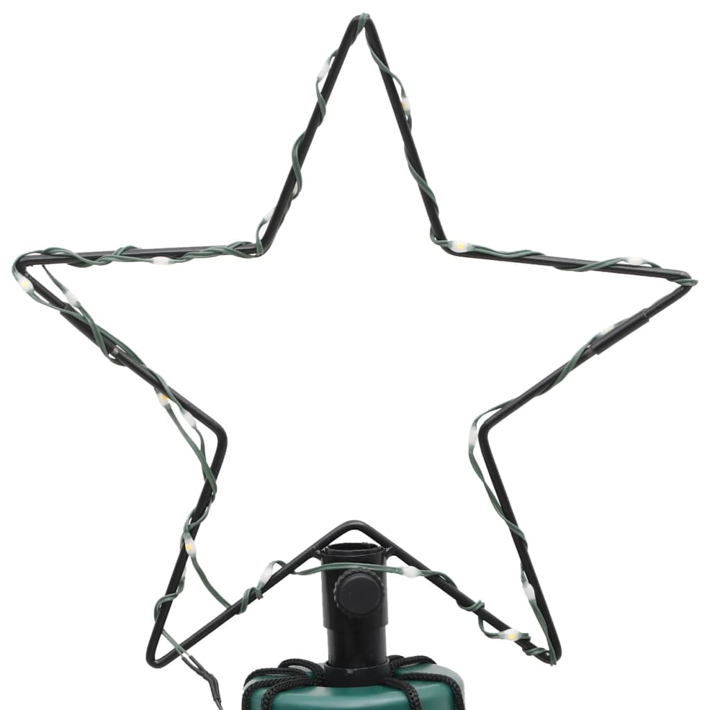 vidaXL Χριστουγεννιάτικο Δέντρο Με Ακίδα 732 LED Ψυχρό Λευκό 500 εκ.