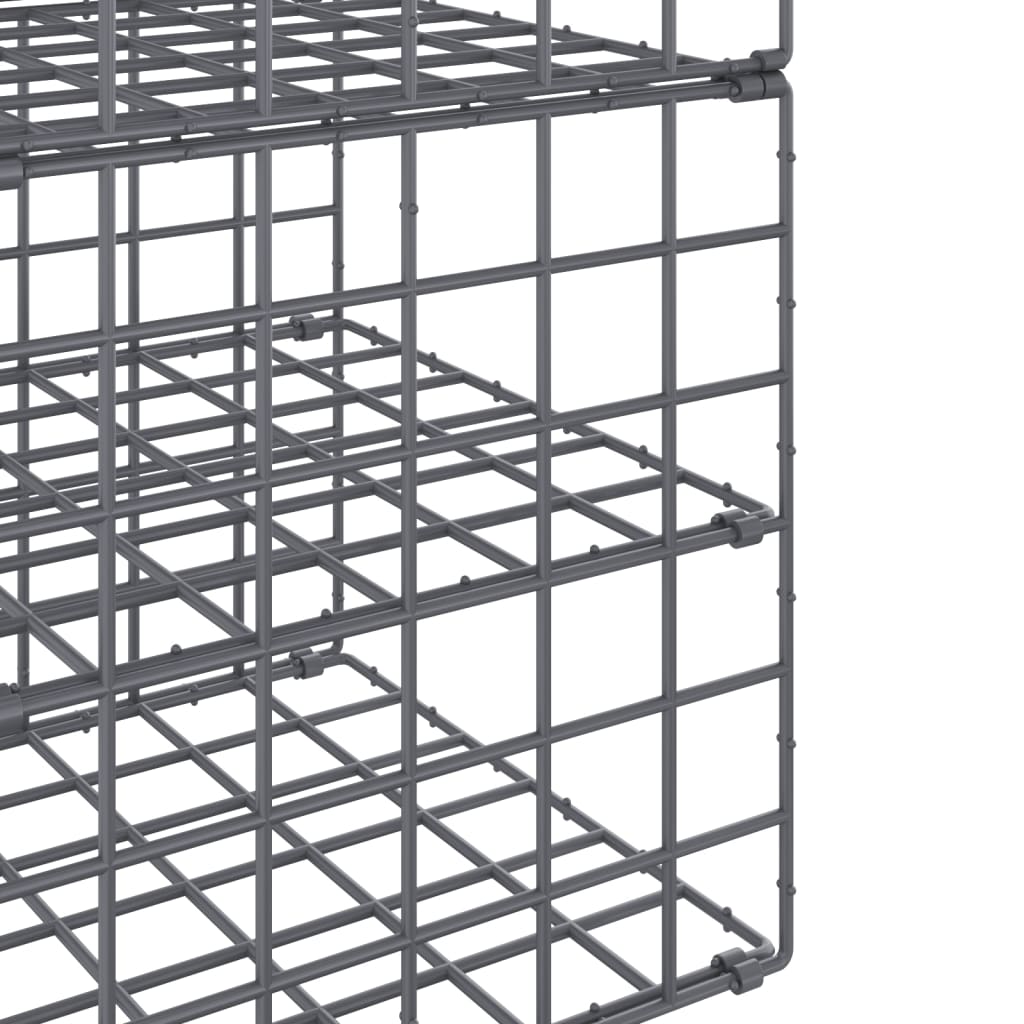 vidaXL Κρεμαστές Θήκες Ρούχων Ντουλάπας με 7 Ράφια