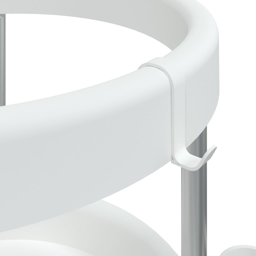 344379 vidaXL Καρότσι Καθαρισμού με Καλάθι Αποθήκευσης από Αλουμίνιο