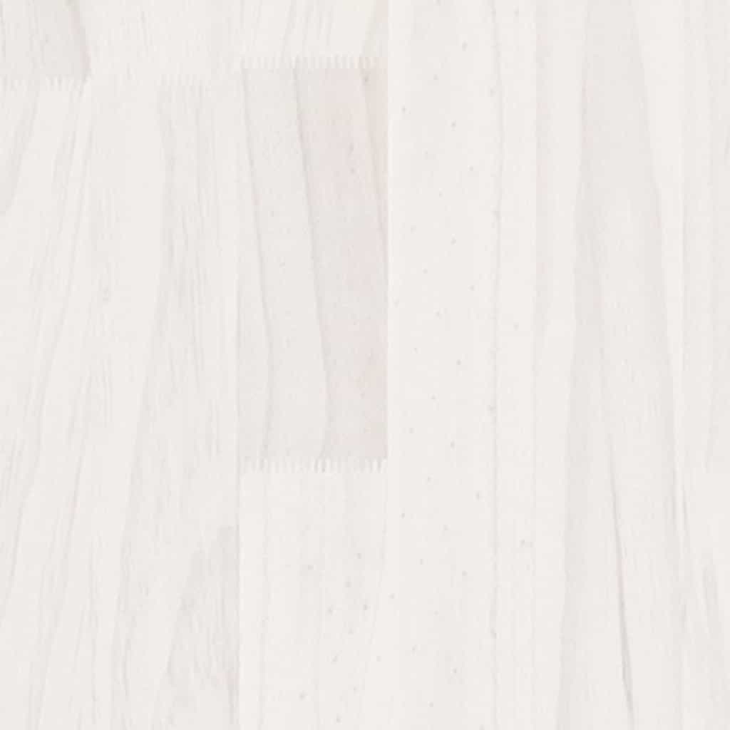 vidaXL Πλαίσιο Κρεβατιού Λευκό 120 x 200 εκ. από Μασίφ Ξύλο Πεύκου