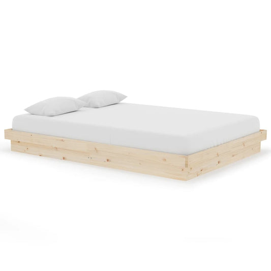 vidaXL Πλαίσιο Κρεβατιού 140 x 200 εκ. από Μασίφ Ξύλο
