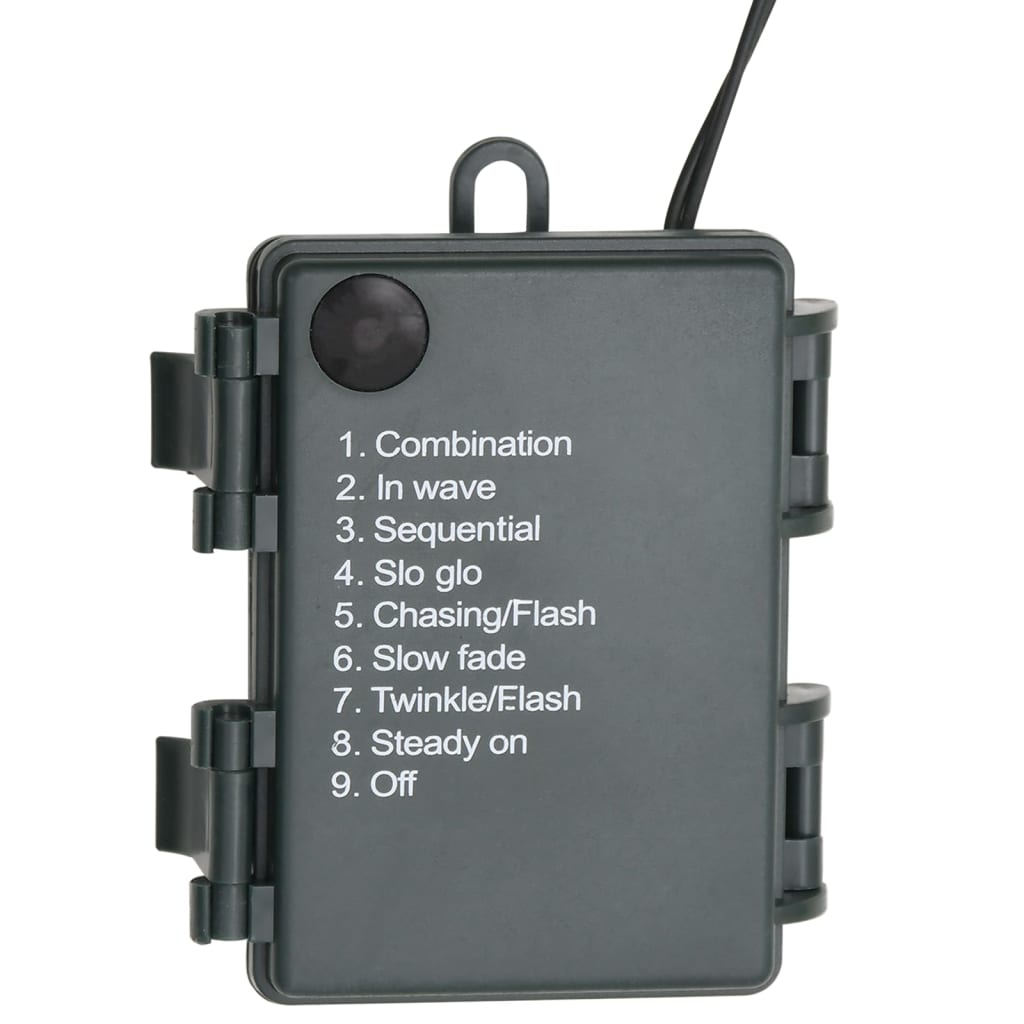 vidaXL Γιρλάντα Χριστουγεννιάτικη με Λαμπάκια LED Πράσινη 60 εκ. PVC