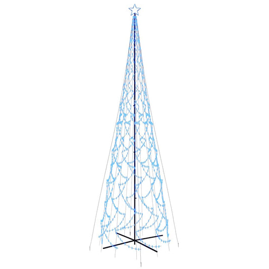 vidaXL Χριστουγεννιάτικο Δέντρο Κώνος 3000 LED Μπλε 230 x 800 εκ.