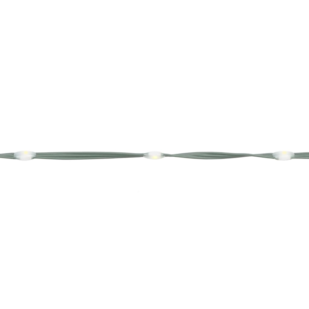 vidaXL Χριστουγεν. Δέντρο για Ιστό Σημαίας 310 LED Θερμό Λευκό 300 εκ.