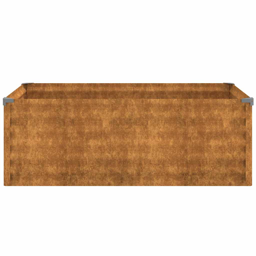 vidaXL Υπερυψωμένο Ζαρντινιέρα Κήπου 100 x 50 x 36 εκ. από Ατσάλι Corten