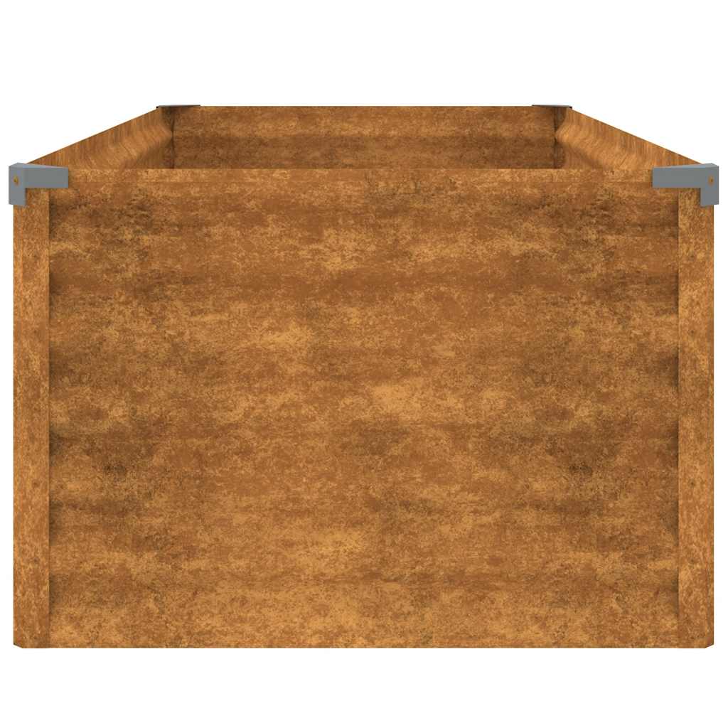 vidaXL Υπερυψωμένο Ζαρντινιέρα Κήπου 100 x 50 x 36 εκ. από Ατσάλι Corten