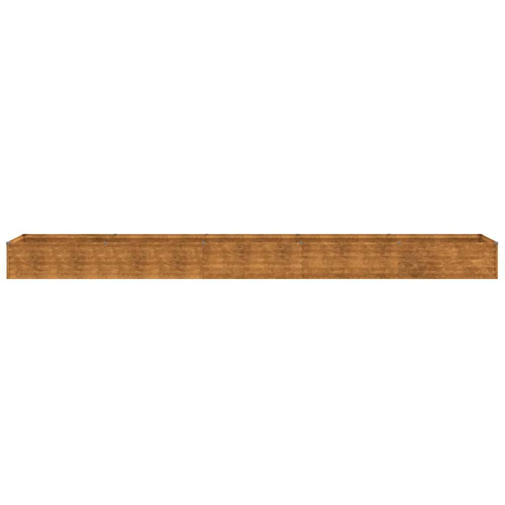 vidaXL Υπερυψωμένο Ζαρντινιέρα Κήπου 482 x 50 x 36 εκ. από Ατσάλι Corten