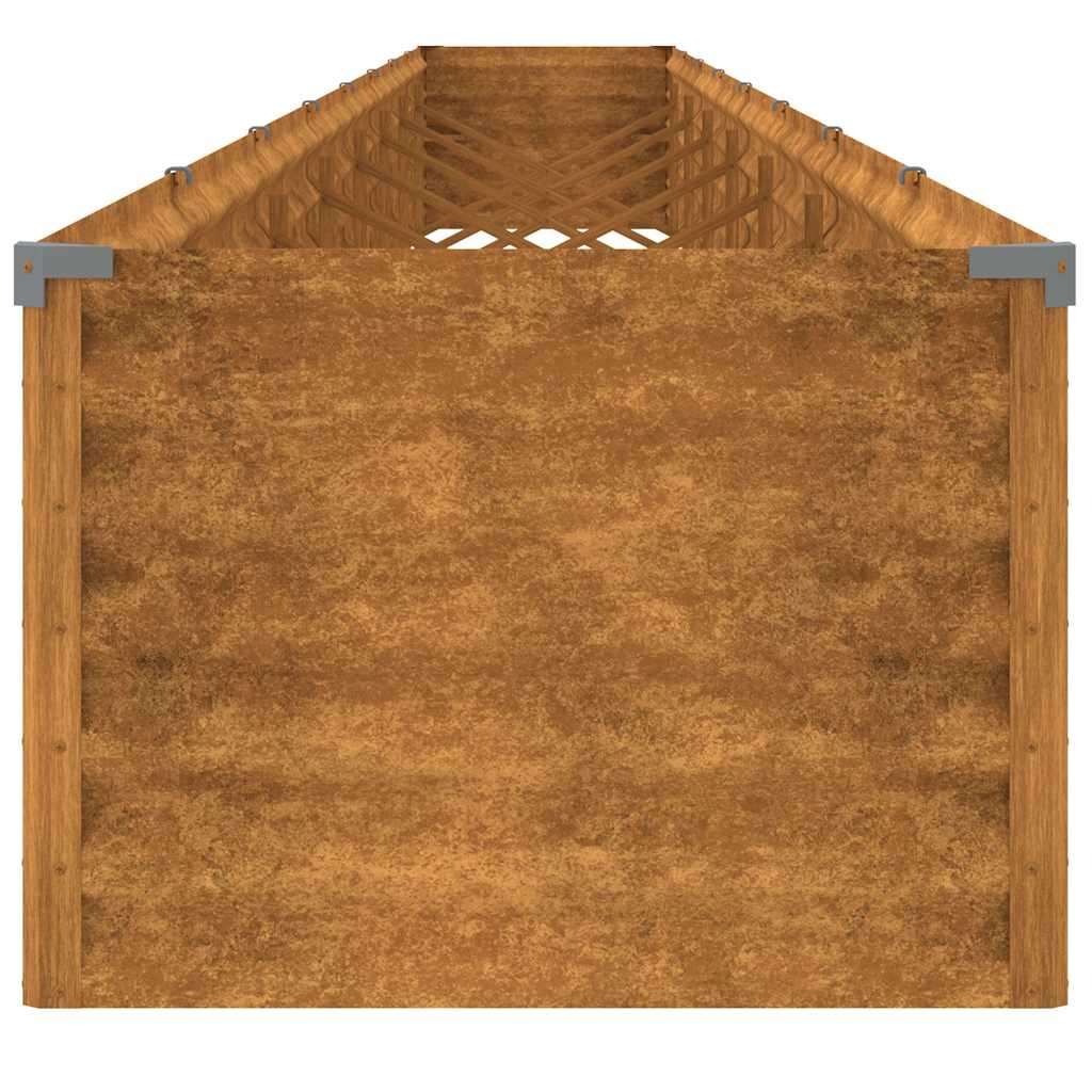 vidaXL Ζαρντινιέρα 770 x 50 x 36 εκ. από Ατσάλι Σκληρυθέν στον Αέρα